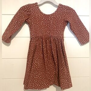 Alice + Ames Ballet Twirl Dress Size 3T EUC Dotted Fawn